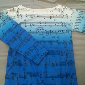 2 long sleeve music shirts
